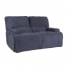 Diivan MARCUS 2-kohaline elektriline recliner 160x99xH96,5cm, hallikas-sinine