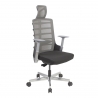 Töötool SPINELLY 70x70xH118-128cm, hall/must