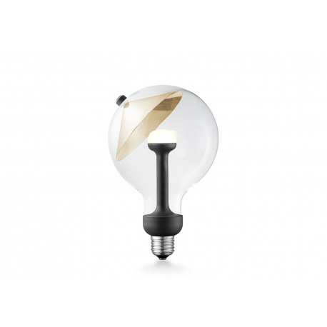 LED lamp MOVE ME cone kuldne, 5,5W, E27, 2700K