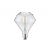LED lamp DIAMOND klaar, D11,2xH13,4 cm, 2W, E27, 2500K