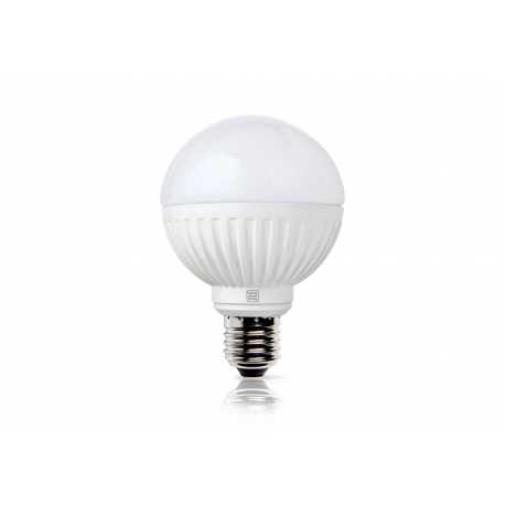 LED lamp ROUND valge, D7,5xH11 cm, 8,5W, E27, 2700K, reguleeritav