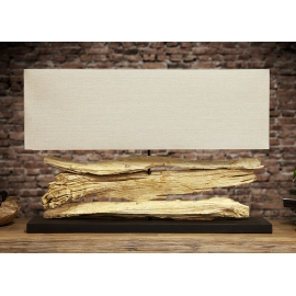 Lauavalgusti RIVERINE pruun / valge, 80x20xH55 cm