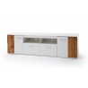Tv-alus GRANADA tamm / valge, 203x44xH59 cm