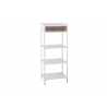 Riiul RUSTIC valge / pruun, 55x38xH140 cm
