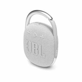 JBL Clip 4, valge - Kaasaskantav juhtmevaba kõlar