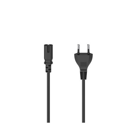 Hama power cord, 2-pin, must - Voolujuhe