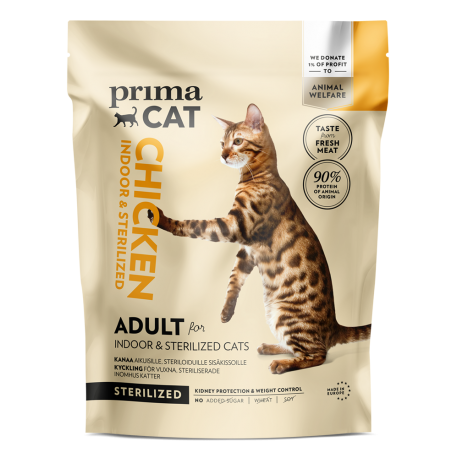 Prima Cat kassitoit kanalihaga steriliseeritud kassidele 2x1,4kg