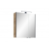 Peegelkapp 03-I tamm, 60x20xH70 cm, LED