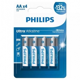 Philips Ultra Alkaline, AA, 4 tk - Patarei