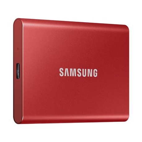 Samsung T7, 1 TB, USB 3.2, punane - Väline SSD