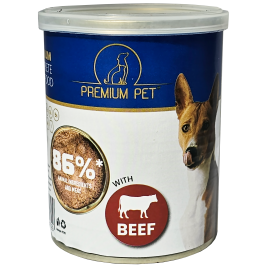 Premium Pet lihapasteet veiselihaga koeratoit 8x360g