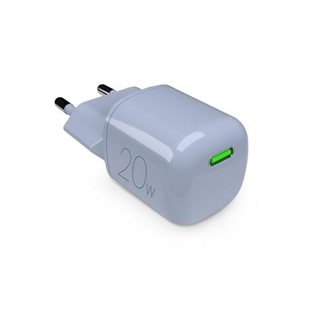 Puro MiniPro, USB-C, 20 W, sinine - Vooluadapter