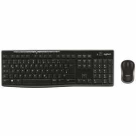 Logitech MK270, US, must - Juhtmevaba klaviatuur + hiir
