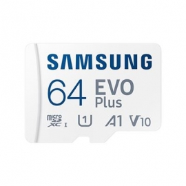 Micro SDXC mälukaart Samsung EVO Plus 2021 + SD adapter (64GB)