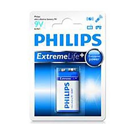 Patarei Philips 6LR61E 9 V Ultra Alkaline