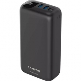 Canyon PB-301, 30 000 mAh, USB-A, USB-C, must - Akupank
