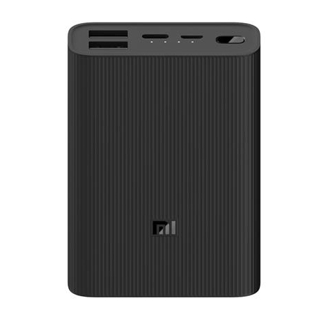 Xiaomi Mi Power Bank 3 Ultra Compact, 10 000 mAh, 22,5 W, must - Akupank