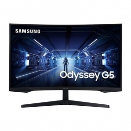 Samsung Odyssey G5, 27", nõgus QHD, 144 Hz, LED VA, must - Monitor