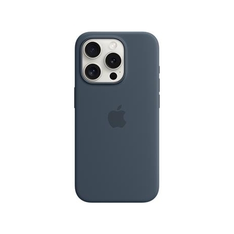 Apple Silicone Case with Magsafe, iPhone 15 Pro, sinine - Ümbris