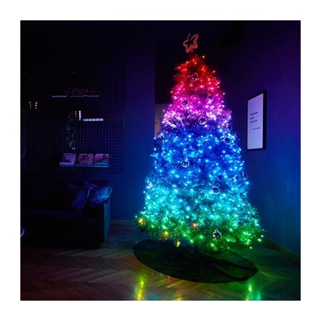 Twinkly 600 RGB LED String (Gen II), IP44, 48 m, must - Nutikad jõulutuled