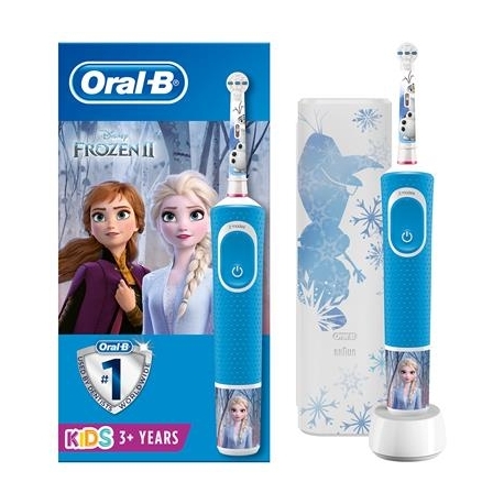 Braun Oral-B Frozen II, sinine - Elektriline hambahari + vutlar