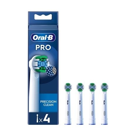 Braun Oral-B Precision Clean Pro, 4 tk, valge - Lisaharjad