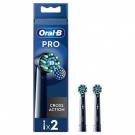 Braun Oral-B Cross Action Pro, 2 tk, must - Varuharjad