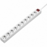 Hama Power Strip, 10-pesa, 3 m, valge - Pikendusjuhe