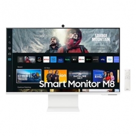 Samsung Smart M801, 27", UHD, LED VA, USB-C, valge - Monitor