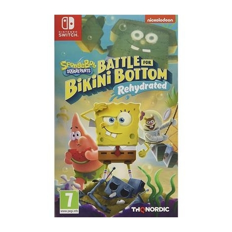 Switch mäng Spongebob: Battle for Bikini Bottom Rehydrated