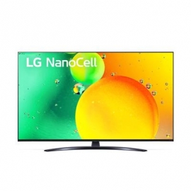 LG NANO763QA, 55", 4K UHD, LED LCD, NanoCell, jalg keskel, must - Teler