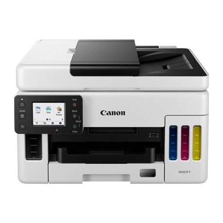 Canon Maxify GX6050, WiFi, LAN, USB, kahepoolne, valge - Multifunktsionaalne värvi-tindiprinter