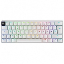 Logitech PRO X 60, US, valge - Juhtmevaba klaviatuur