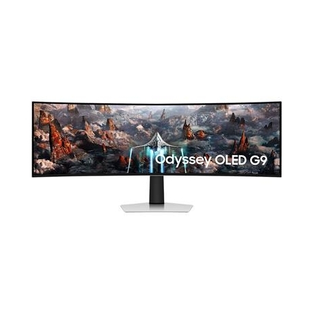 Samsung Odyssey OLED G9 G93SC, 49'', Dual QHD, OLED, 240 Hz, nõgus, hõbe - Monitor