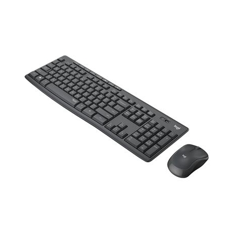 Logitech Slim Combo MK295, SWE, must - Juhtmevaba klaviatuur + hiir