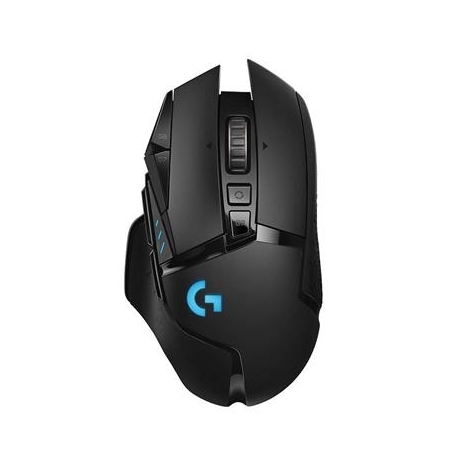 Logitech G502 LightSpeed, must - Juhtmevaba optiline hiir