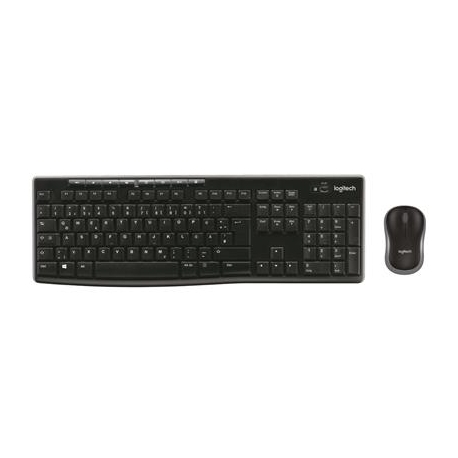 Logitech MK270, US, must - Juhtmevaba klaviatuur + hiir