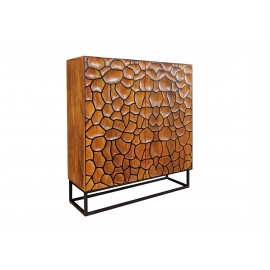 Kapp VULCANO pruun / must, 100x38xH120 cm