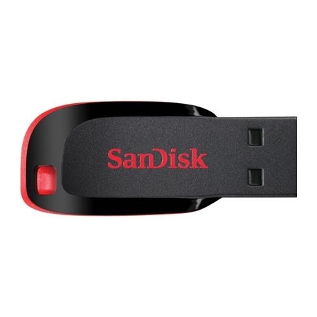 SanDisk Cruzer Blade, USB-A, 16 GB, must - Mälupulk