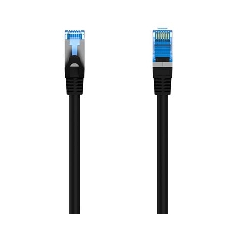 Hama Network Cable, CAT-6a, 10 Gbit/s, S/FTP varjestusega, 5 m, must - Ethernet kaabel