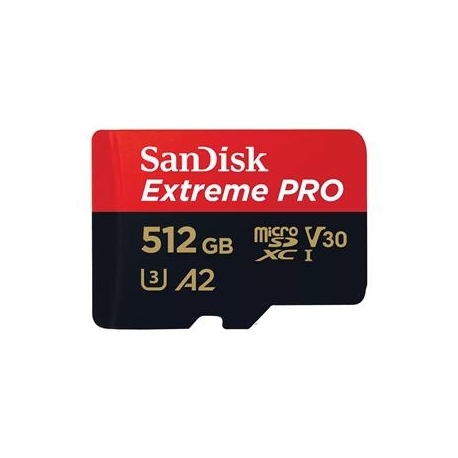 SanDisk Extreme Pro UHS-I, microSD, 512 GB - Mälukaart ja adapter