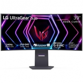 LG UltraGear OLED, 39'', WQHD, OLED, 240 Hz, nõgus, must - Monitor