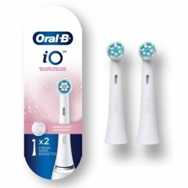 Braun Oral-B iO Gentle Care, 2 tk, valge - Lisaharjad Braun Oral-B iO elektrilisele hambaharjale