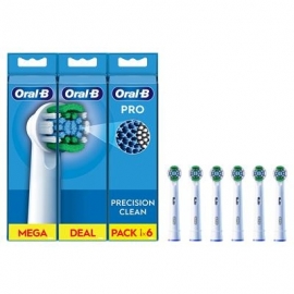 Braun Oral-B Precision Clean Pro, 6 tk, valge - Varuharjad