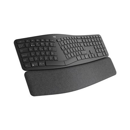 Logitech ERGO K860, SWE, must - Juhtmevaba klaviatuur