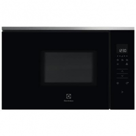 Electrolux, 17 L, 800 W, must/roostevaba teras - Integreeritav mikrolaineahi