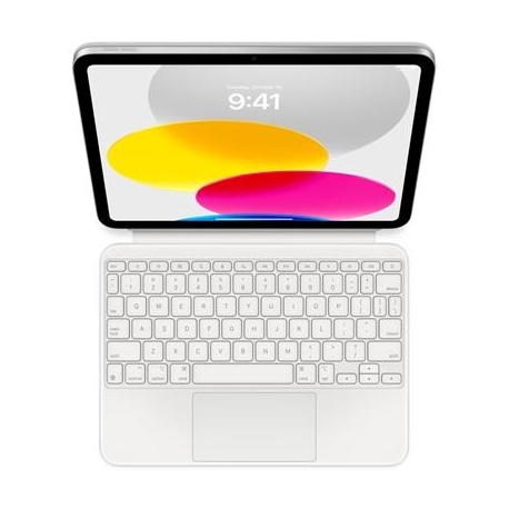 Apple Magic Keyboard Folio, iPad 10, SWE, valge - Klaviatuuriga ümbris