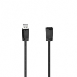 Hama USB Extension Cable, 1,5 m, must - Kaabel