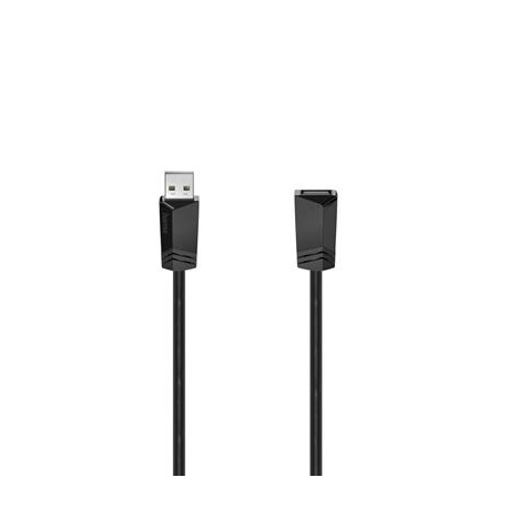 Hama USB Extension Cable, 1,5 m, must - Kaabel