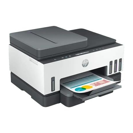 HP Smart Tank 750, BT, WiFi, LAN, dupleks, valge/hall - Multifunktsionaalne värvi-tindiprinter